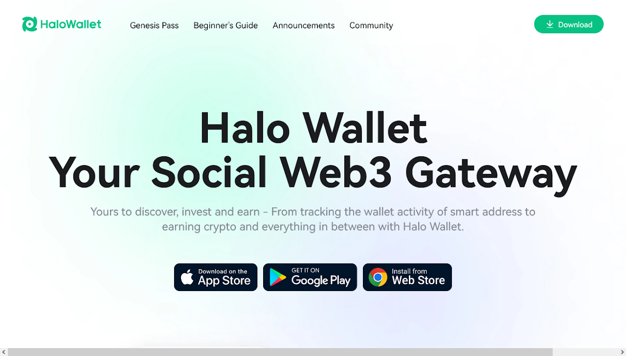 Halo Wallet Extension